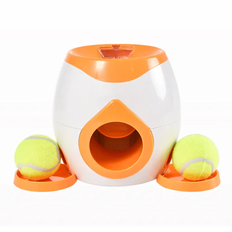 Hot Selling Dog Tennis Food Reward Machine Interactive Dog Ball Thrower for Small and Medium Dogs to Use