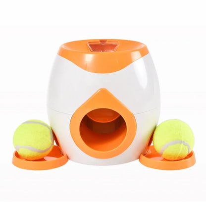 Hot Selling Dog Tennis Food Reward Machine Interactive Dog Ball Thrower for Small and Medium Dogs to Use