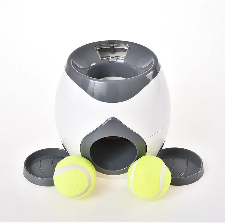 Hot Selling Dog Tennis Food Reward Machine Interactive Dog Ball Thrower for Small and Medium Dogs to Use
